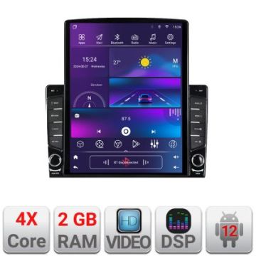 Navigatie dedicata Nakamichi Citroen DS5  dedicata Android radio gps internet quad core 2+32 ecran vertical 9.7" KIT-ds4+EDT-E708