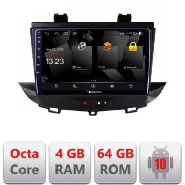 Navigatie Opel Grandland X Crossland X 2016-2020 Nakamichi NAM5510 Qled Octa Core 720p 4+64 DSP 360 camera carplay android auto