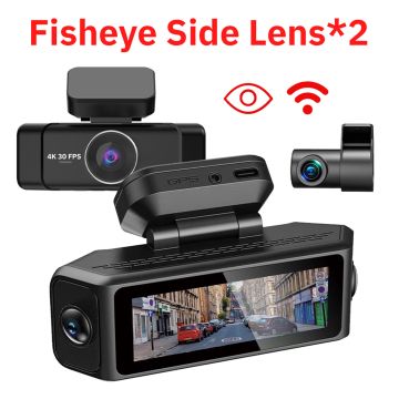 Cameră auto 4 Canale 4K Fisheye ARTIE CAM EDGE – 5.8GHz WiFi, Senzor G, GPS integrat, Monitorizare parcare 24h