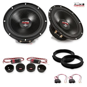Pachet difuzoare VW Golf VII 3 uși (AU) 2017-2019 Audio System M-Series componente dedicate uși față