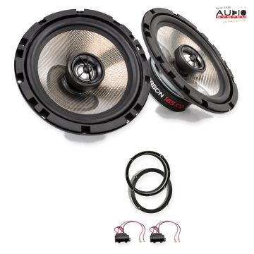 Pachet difuzoare VW Golf VII 3 uși (AU) 2013-2016 Audio System CARBON coaxiale dedicate uși spate