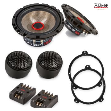 Pachet difuzoare BMW 3er Coupe (E46) 1999-2006 Audio System CARBON componente dedicate uși față