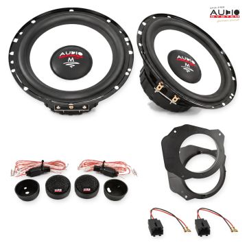 Pachet difuzoare Citroen Jumpy 2007-2016 Audio System M-Series componente dedicate uși față