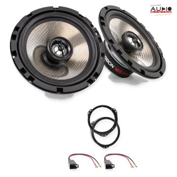 Pachet difuzoare Opel Astra (G) 1998-2005 Audio System CARBON coaxiale dedicate uși spate