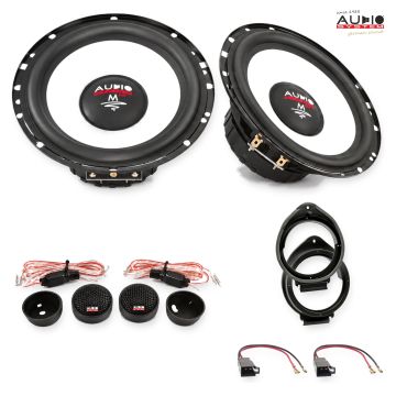 Pachet difuzoare Opel Meriva B 2010-2017 Audio System M-Series componente dedicate uși față