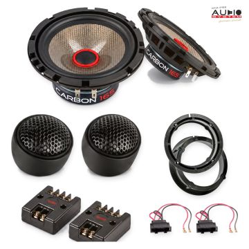 Pachet difuzoare VW Bora Variant (1JM) 1999-2004 Audio System CARBON componente dedicate uși față