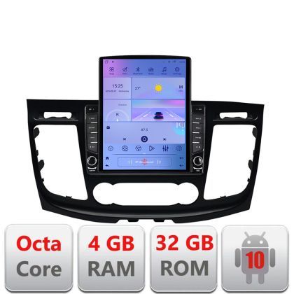 Navigatie Ford Transit 2019- varianta cu ecran de fabrica Android radio gps internet Octa Core 4+64 LTE Kit-transit-2019-b+EDT-E709