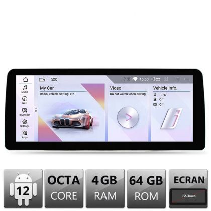 Navigatie dedicata Edotec BMW Seria 6 F06 masini cu NBT Android ecran 10.25" 4+64 4G BT
