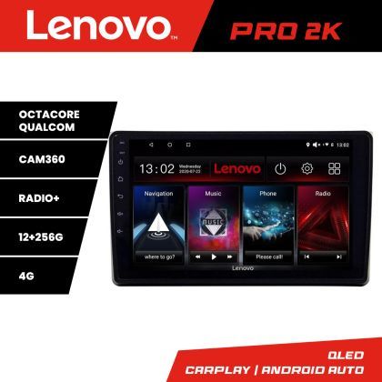Navigatie Audi A4 B6  Lenovo Kit-050 8 core QLED 2K 12+256 360 Android Waze USB Navigatie Internet Youtube Radio v1