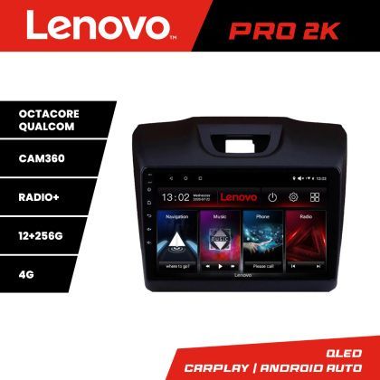 Navigatie Isuzu D-Max  Lenovo Kit-2234 8 core QLED 2K 12+256 360 Android Waze USB Navigatie Internet Youtube Radio