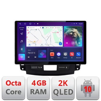 Navigatie dedicata Mitsubishi Outlander 2010 N-056 Edonav ecran 13" 2K 4+32 Android Waze USB Navigatie 4G 360 Toslink Youtube
