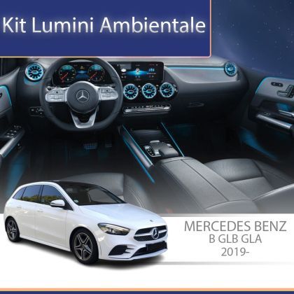 Lumini ambientale Mercedes  set complet control telefon sau sistem original