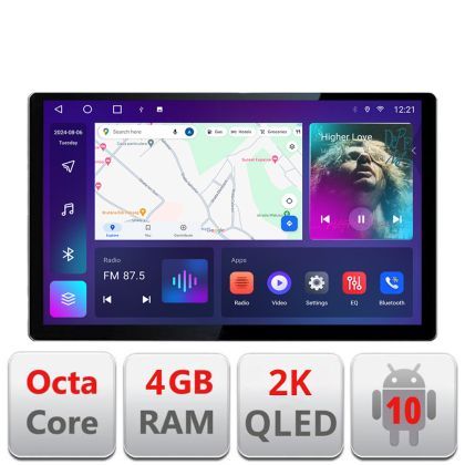Navigatie dedicata Kia Sorento 2012-2015 N-SORENTO12 Edonav ecran 13" 2K 8 si 128 Android Waze USB Navigatie 4G 360 Toslink Youtub