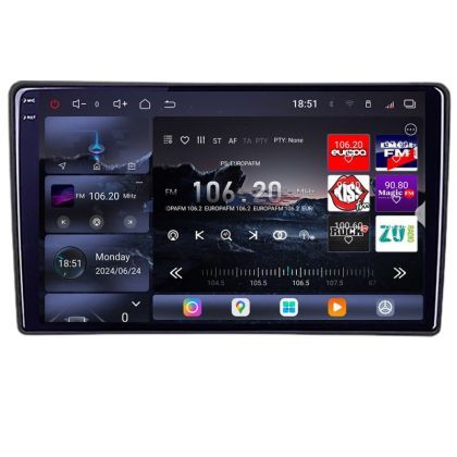 Unitate fără ramă Sistem de navigatie universala ecran de 9" 2K 16+512 GB octa core EDT-E809-2K