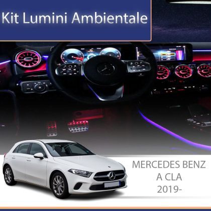Lumini ambientale Mercedes  set complet control telefon sau sistem original