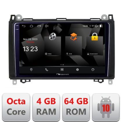 Navigatie Mercedes VW 5510-068 Android Octa Core 720p 4+64 DSP 360 camera carplay android auto v1