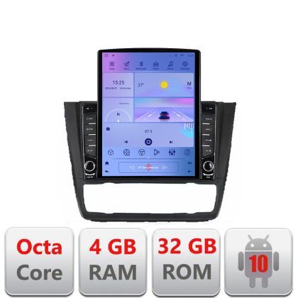 Navigatie BMW Seria 1 E87 G-bmw117 ecran tip TESLA 9.7" cu Android Radio Bluetooth Internet GPS WIFI 4+32GB DSP 4G Oct