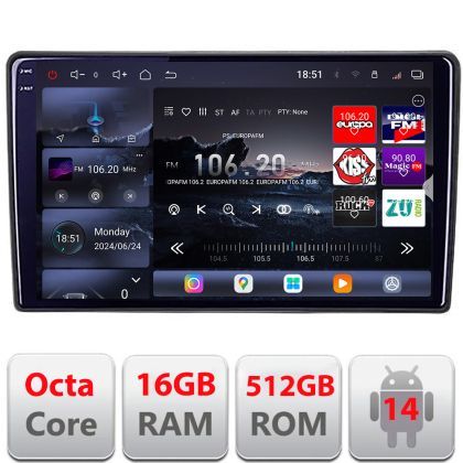 Navigatie Kia Ceed 2010-2012 Android radio gps internet 8 core QLED 2K 16+512 360 Edotec