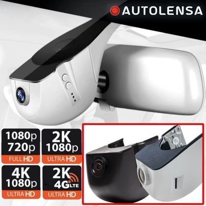 Cameră DVR Mercedes GLE W167/GLS X167 Premium 2019-2025, cameră față-spate 1080p-720p Autolensa, 24/7 Negru MB-31