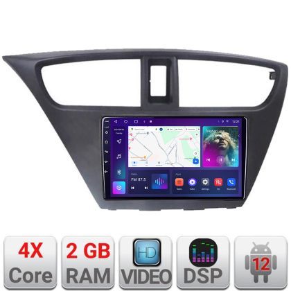 Navigatie Honda Civic 2012-2016 A-CIVIC  2+32 GB Android Waze USB Navigatie Internet Youtube Radio