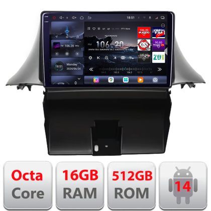 Navigatie Chevrolet Orlando Qled 2K Octa Core 16+512 LTE 4G DSP Wifi 5Ghz android auto carplay radio gps internet kit-orlando+EDT-E809-2K
