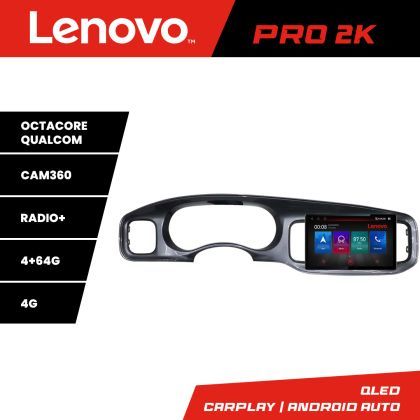 Navigatie Dodge Charger 2011-2014  Lenovo Qled 13 inch 2K Octa Core 4+64 360 DSP ADAS carplay android auto radio internet kit-charger+PRO-2K-13-4+64