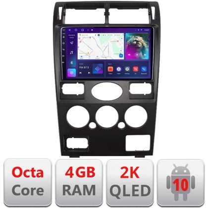 Navigatie Ford Mondeo 2004-2007 QLED 2K Octa core 4+32 DSP 360 Optic FHD internet gps radio carplay android auto kit-mondeo2001+EDT-E409-2K
