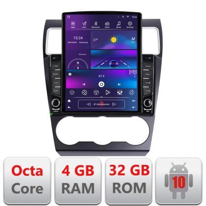 Navigatie Subaru Forester XV dedicata Ouad core 4+32 ecran vertical 9.7" DSP 360 FHD AHD Android radio gps internet  kit-062-2019+EDT-E709