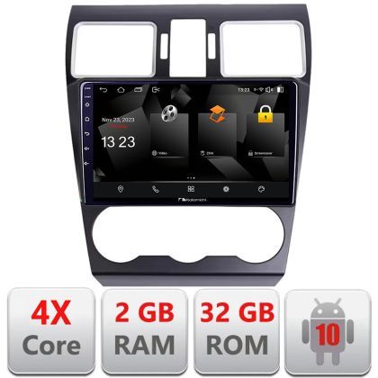 Navigatie Subaru Forester XV Nakamichi Android Ecran 720P Quad Core 2+32 carplay android auto NAM5230