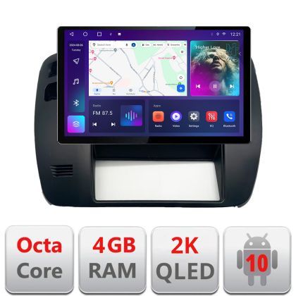 Navigatie Nissan Patrol 2000-2005 Qled 2K Octa Core 4+64 LTE 4G DSP Wifi 5Ghz android auto carplay radio gps internet kit-patrol-old+EDT-E413-2K