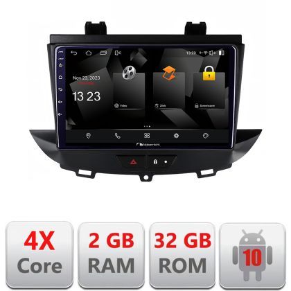 Navigatie Opel Grandland X Crossland X 2016-2020 Nakamichi Android Ecran 720P Quad Core 2+32 carplay android auto NAM5230