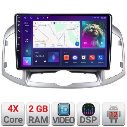 Navigatie Chevrolet Captiva 2012-2018 Manual A-109  2+32 GB Android Waze USB Navigatie Internet Youtube Radio