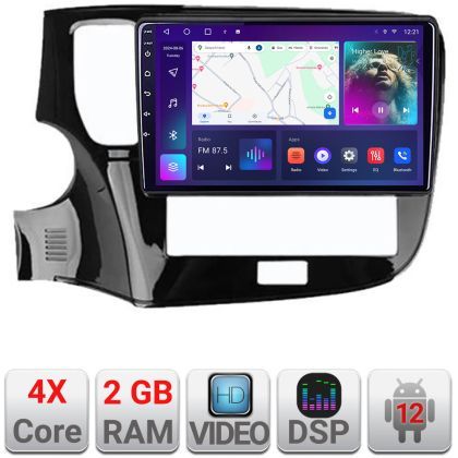 Navigatie Mitsubishi Oultander 2020- A-1230-20  2+32 GB Android Waze USB Navigatie Internet Youtube Radio