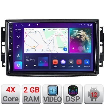 Navigatie Chrysler Jeep A-202  2+32 GB Android Waze USB Navigatie Internet Youtube Radio