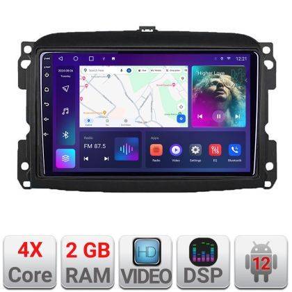 Navigatie Fiat 500L 2012-2017 A-500L  2+32 GB Android Waze USB Navigatie Internet Youtube Radio