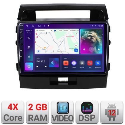 Navigatie Toyota LandCruiser 2008-2015 A-381  2+32 GB Android Waze USB Navigatie Internet Youtube Radio