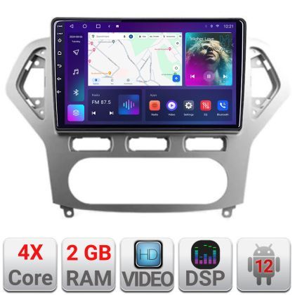 Navigatie Ford Mondeo 2006-2010 A-MONDEO-AC  2+32 GB Android Waze USB Navigatie Internet Youtube Radio