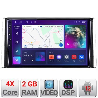 Navigatie Toyota Auris 2017- A-AURIS  2+32 GB Android Waze USB Navigatie Internet Youtube Radio