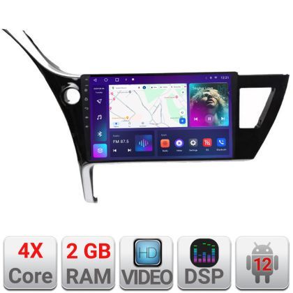 Navigatie Toyota Corolla 2017-A-COROLLA17  2+32 GB Android Waze USB Navigatie Internet Youtube Radio