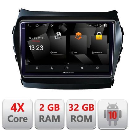 Navigatie Hyundai Santa Fe IX45 2012-2017 5230-209 Android Ecran 720P Quad Core 2+32 carplay android auto