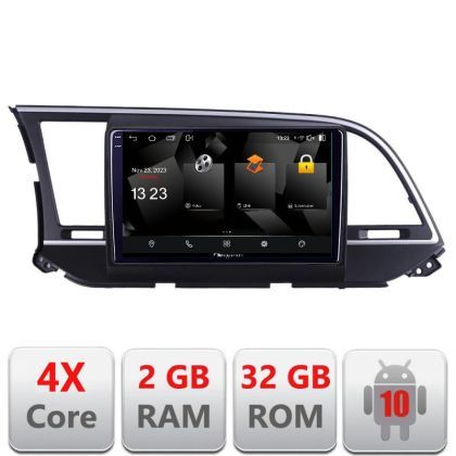 Navigatie Hyundai Elantra 2015-2018 5230-581 Android Ecran 720P Quad Core 2+32 carplay android auto