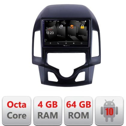 Navigatie Hyundai I30 2009-2012 clima automata 5510-I30AUTOMATIC Android Octa Core 720p 4+64 DSP 360 camera carplay android auto