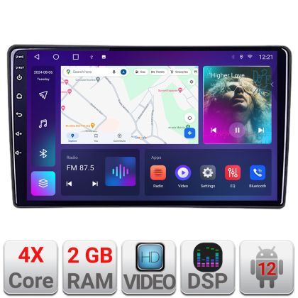 Navigatie Renault Trafic 2008-2012 Quad Core 2+32 GB Android Waze USB Navigatie Internet Youtube Radio