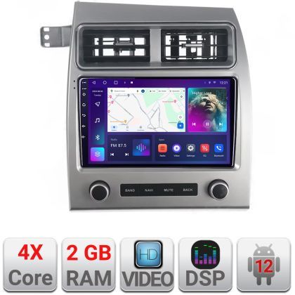 Navigatie Audi Q7 2005-2015 dedicata Android radio gps internet 2+32 kit-audi-q7+EDT-E209v2