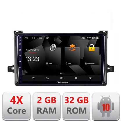 Navigatie Toyota Urbancruiser 2009-2014 Android Ecran 720P Quad Core 2+32 carplay android auto