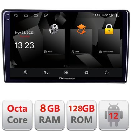Navigatie Citroen Berlingo Opel Combo 2021- Nakamichi NAM5960PRO Octa core 8+128 carplay android auto radio gps internet