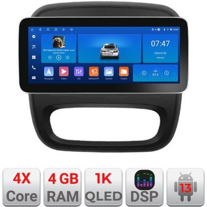Navigatie Renault Trafic 2014-2017 K-rt09 Edotec 4+64 12.3 inch Incell 1K android Wifi 5Ghz gps internet  Q
