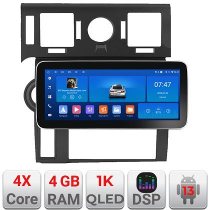Navigatie Hummer H2 2002-2008 Edotec 4+64 12.3 inch Incell 1K android Wifi 5Ghz gps internet