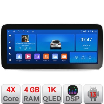 Navigatie Suzuki SX4 2006-2013 Edotec 4+64 12.3 inch Incell 1K android Wifi 5Ghz gps internet  Kit-124