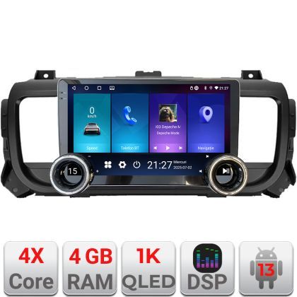 Navigatie Citroen Jumpy Toyota ace Peugeot Traveller Kit-jumpy16 Edotec  4+64 10.5 inch Incell 1K android Wifi 5Ghz gps internet v1